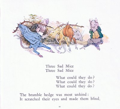 Three Sad Mice, Three Sad Mice, What Could They Say by Walton Corbould